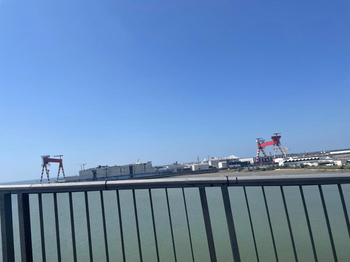 Studio Cosy Avec Terrasse, Proche Chantiers Et Airbus Saint-Nazaire  Exterior foto